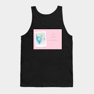 Pink Birthday Card Tank Top